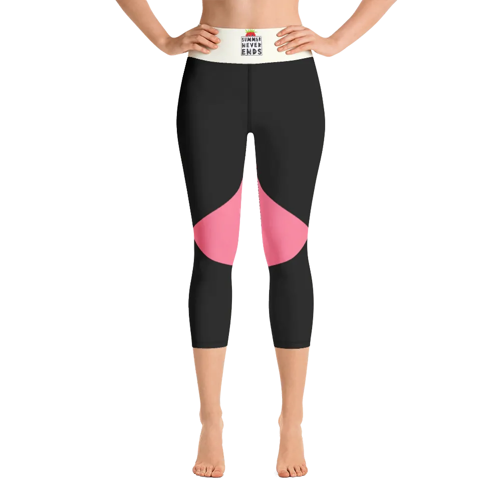 #0caf71a0 - Strawberry - ALTINO Yoga Capri - Summer Never Ends Collection