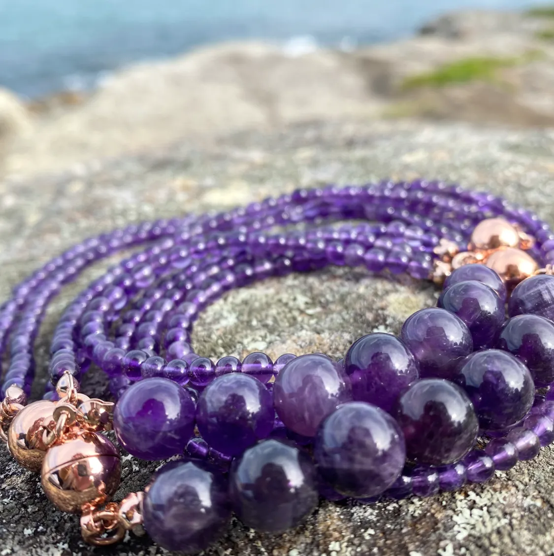 10 Way Necklace - Amethyst