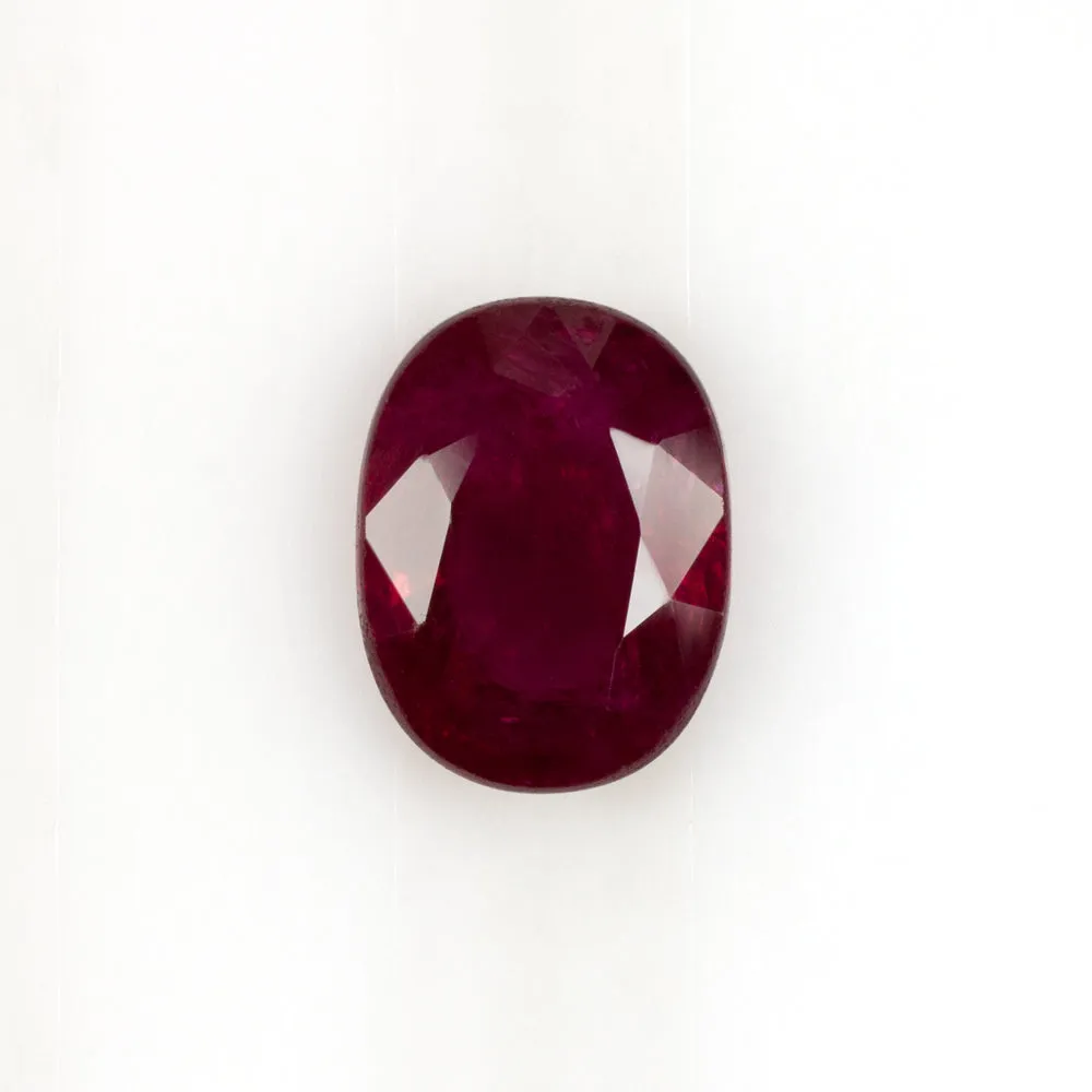 1.5 CARAT GIA CERTIFIED OVAL SHAPE CUT RUBY RICH RED LOOSE NATURAL GEMSTONE