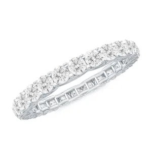 1.75 CT Round Cut Moissanite Full Eternity Ring for Women