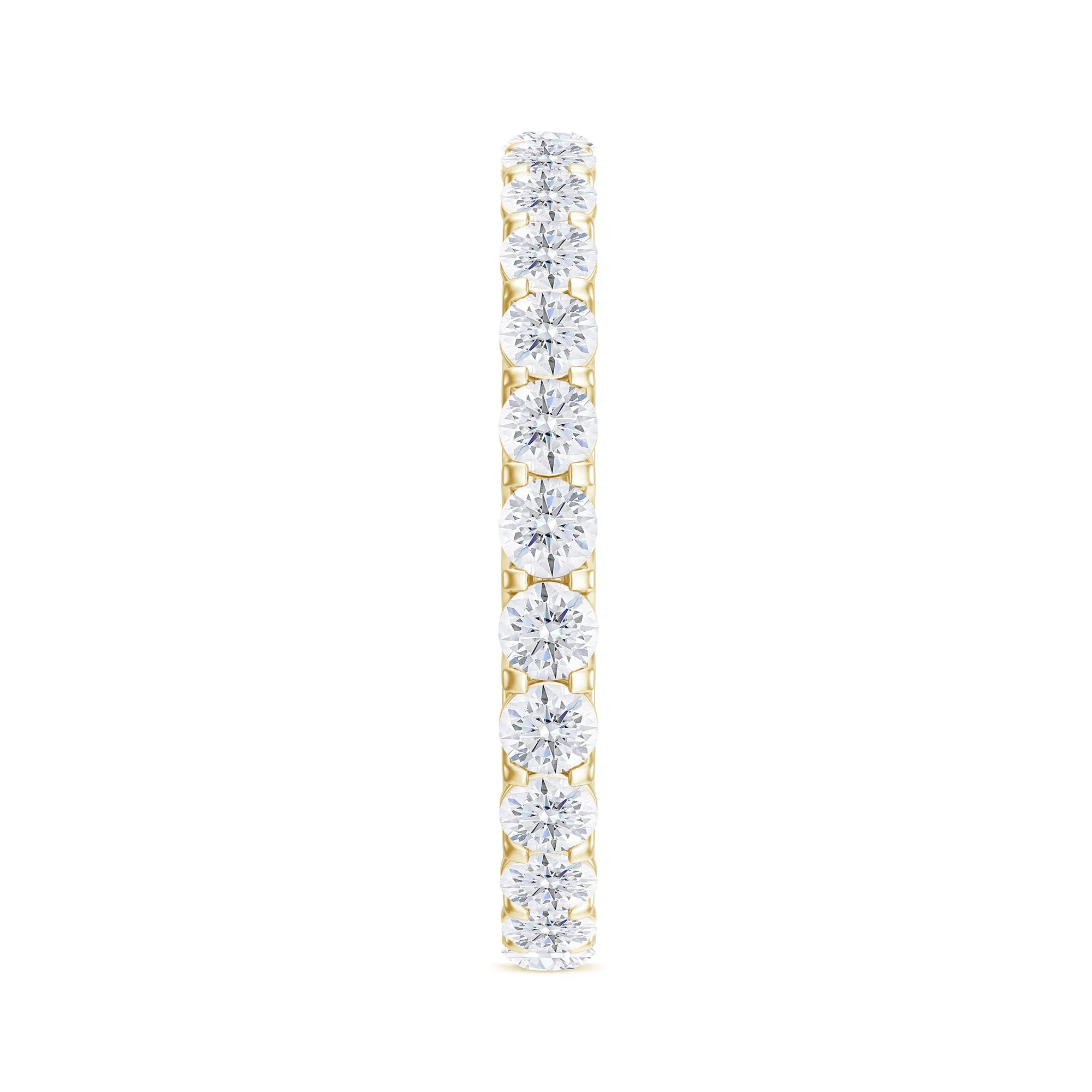 1.75 CT Round Cut Moissanite Full Eternity Ring for Women