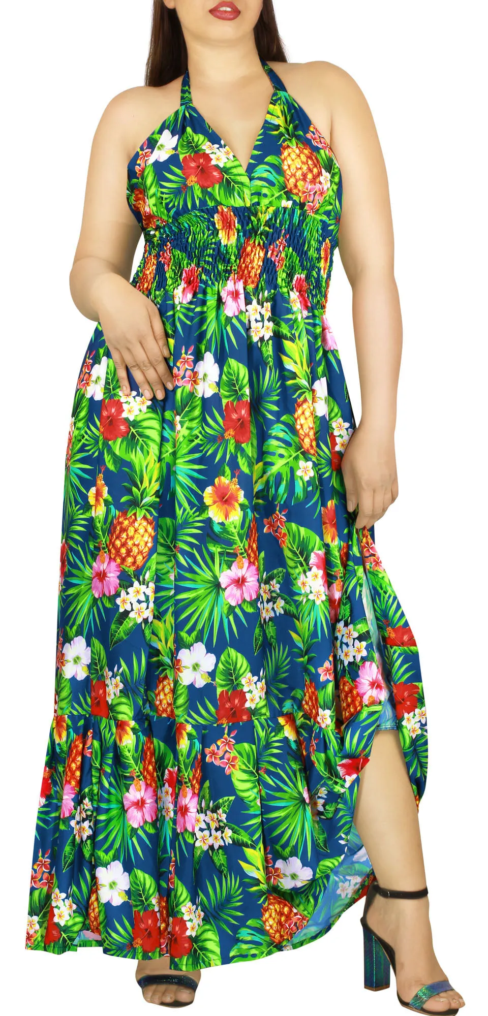 Aloha Low back Luau party dress for women