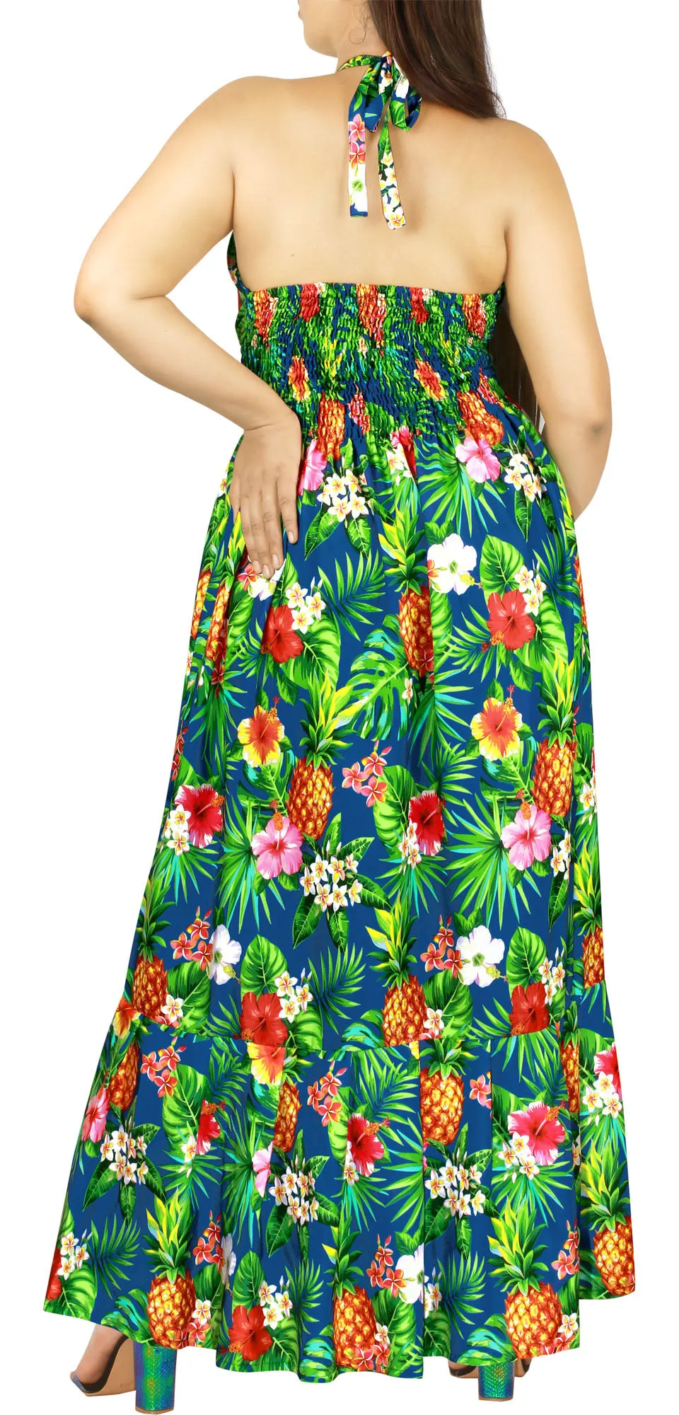 Aloha Low back Luau party dress for women
