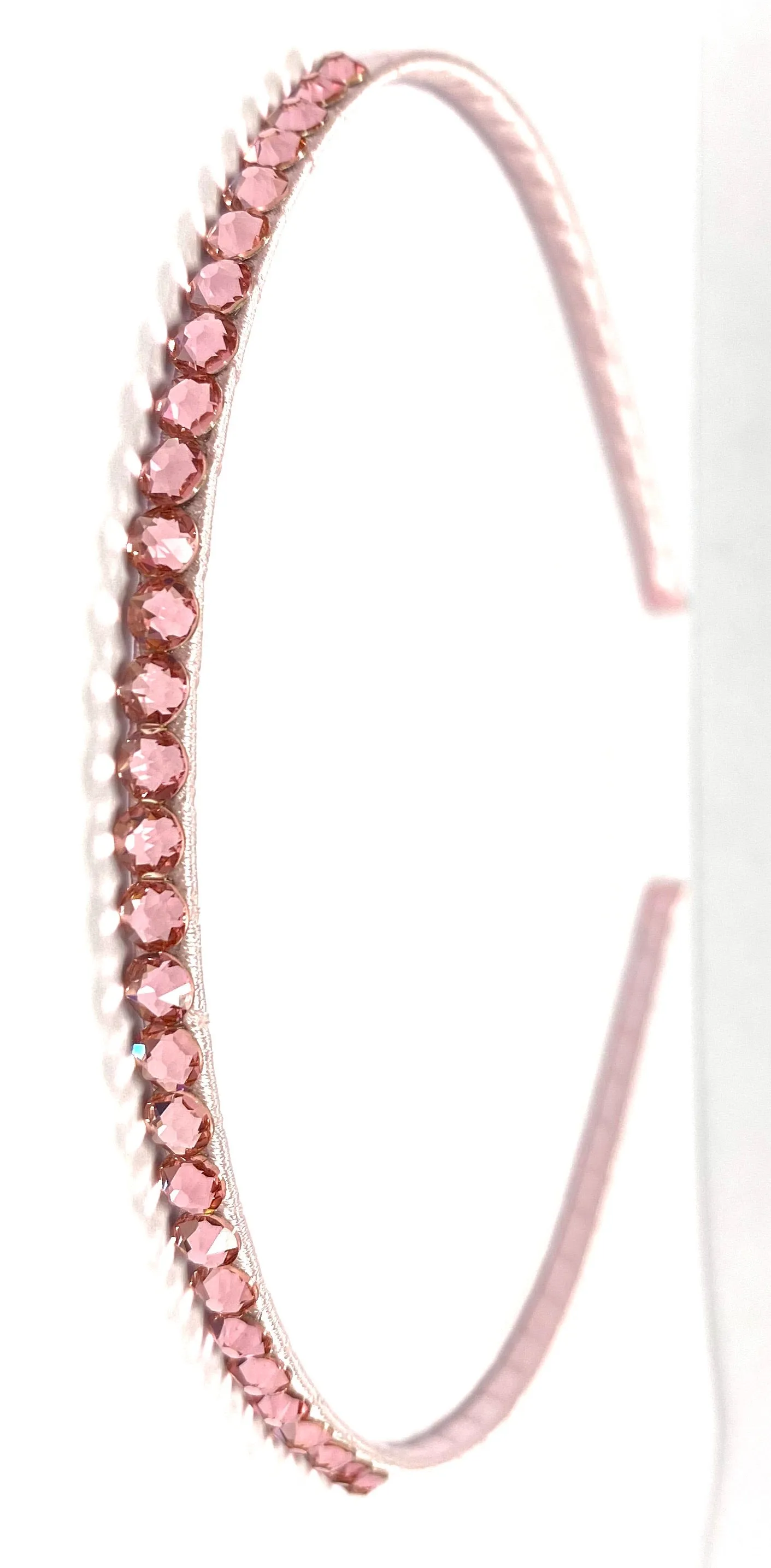 Bari Lynn Swarovski Crystal Skinny Headband (8 Colors)