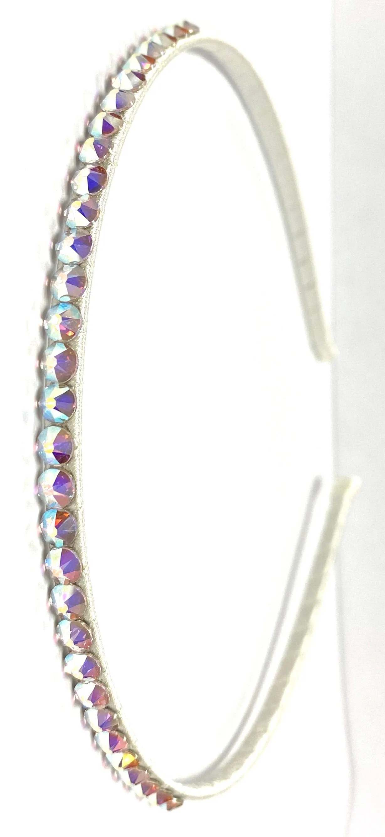 Bari Lynn Swarovski Crystal Skinny Headband (8 Colors)