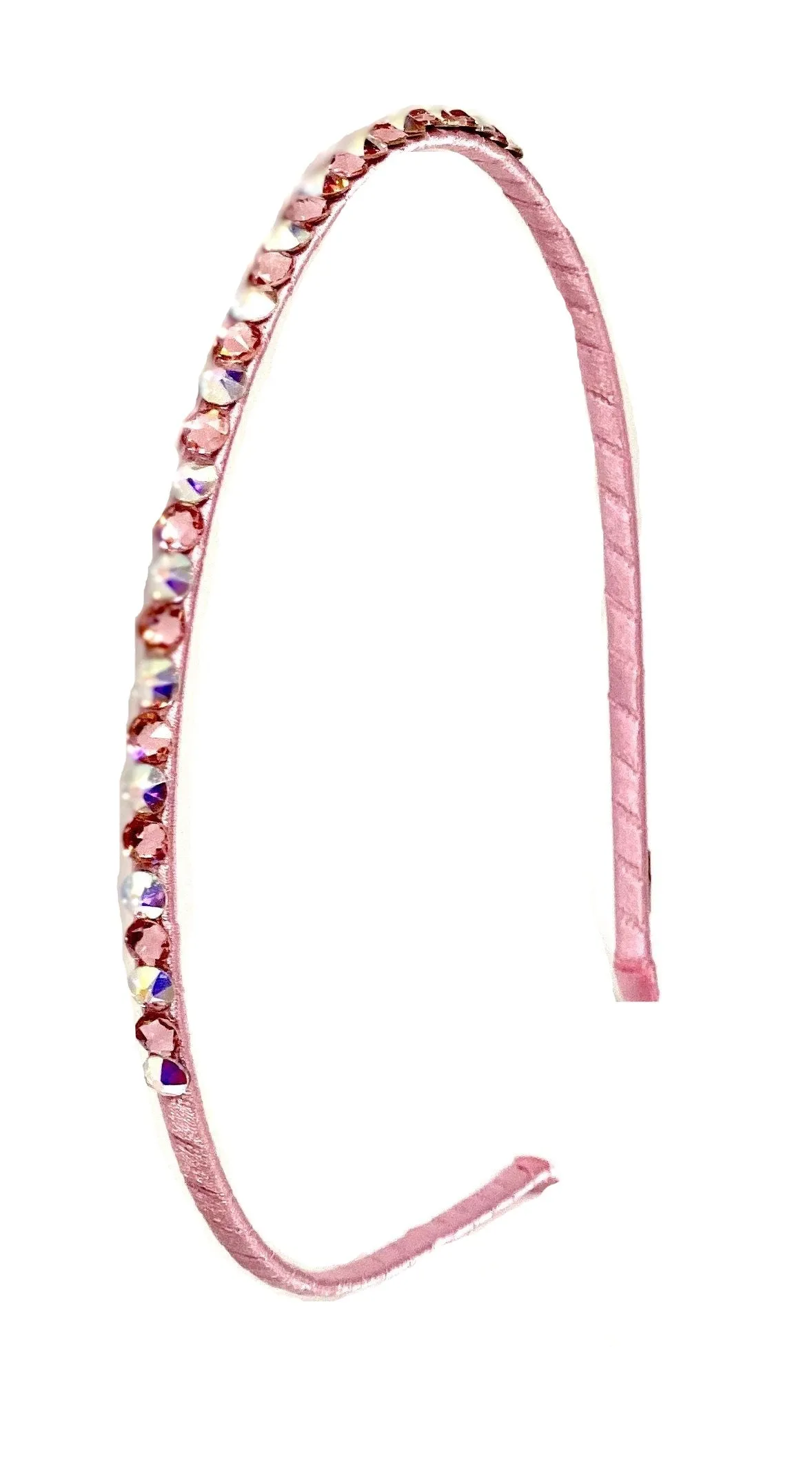 Bari Lynn Swarovski Crystal Skinny Headband (8 Colors)