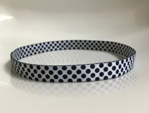 Black and White Cricket Headband