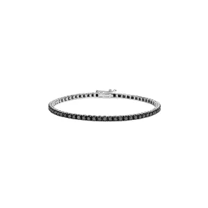 Black Diamond Tennis Bracelet