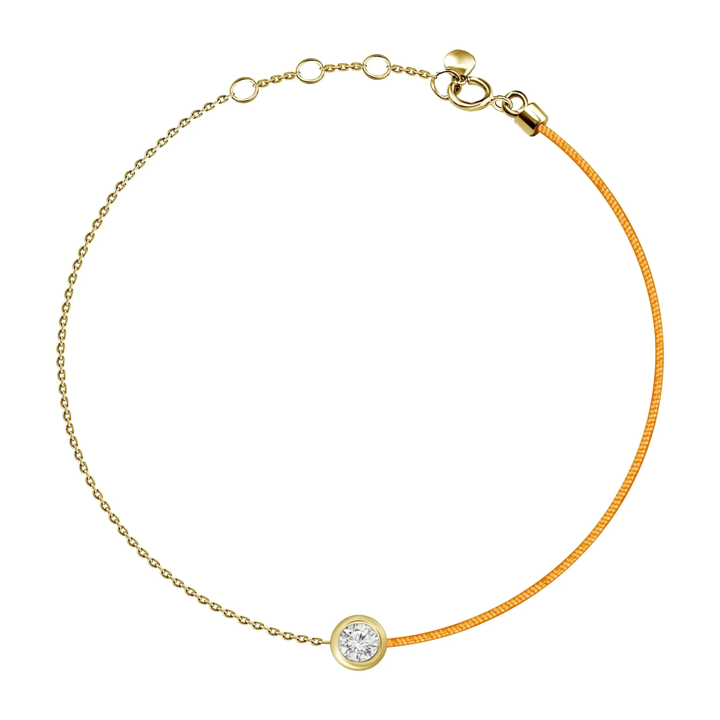 Color Cord Diamond Bracelet