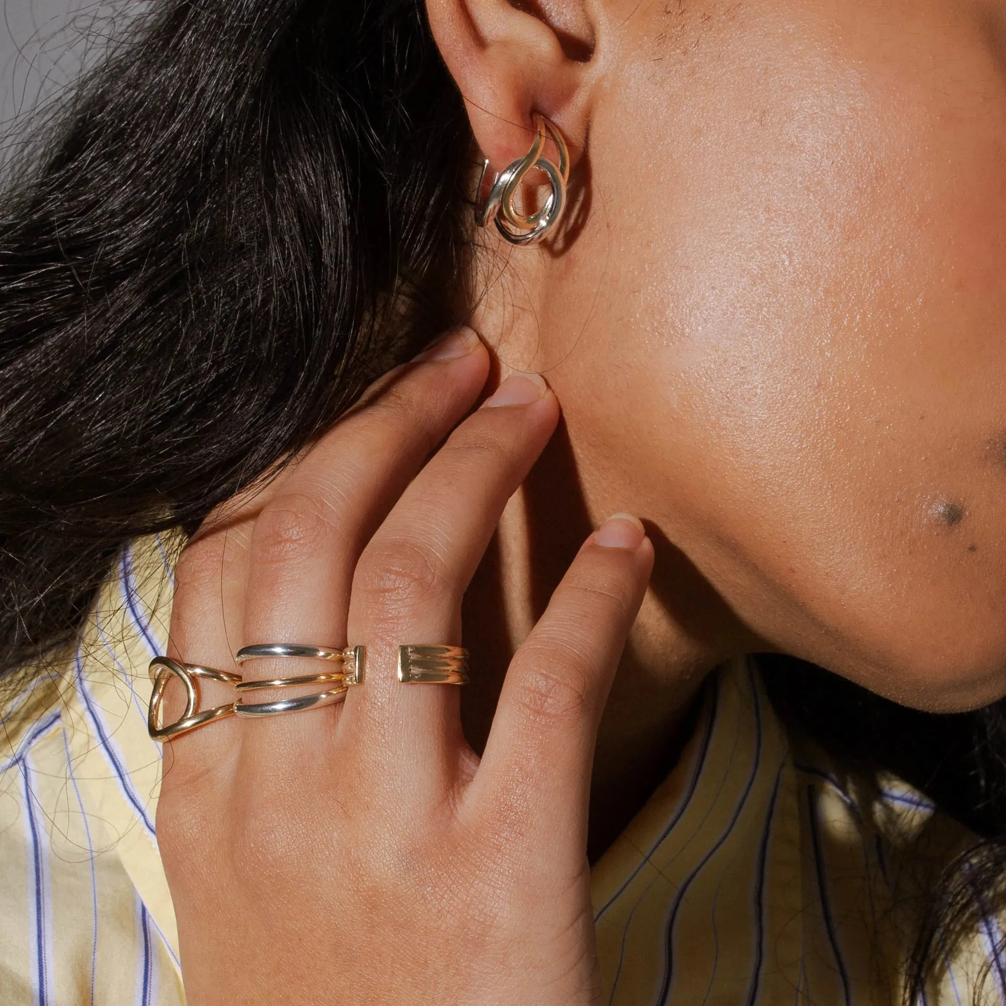 Column Ring - 9kt Gold
