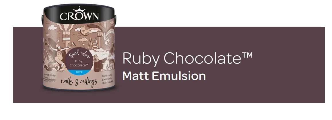 Crown Matt Ruby Chocolate 2.5L