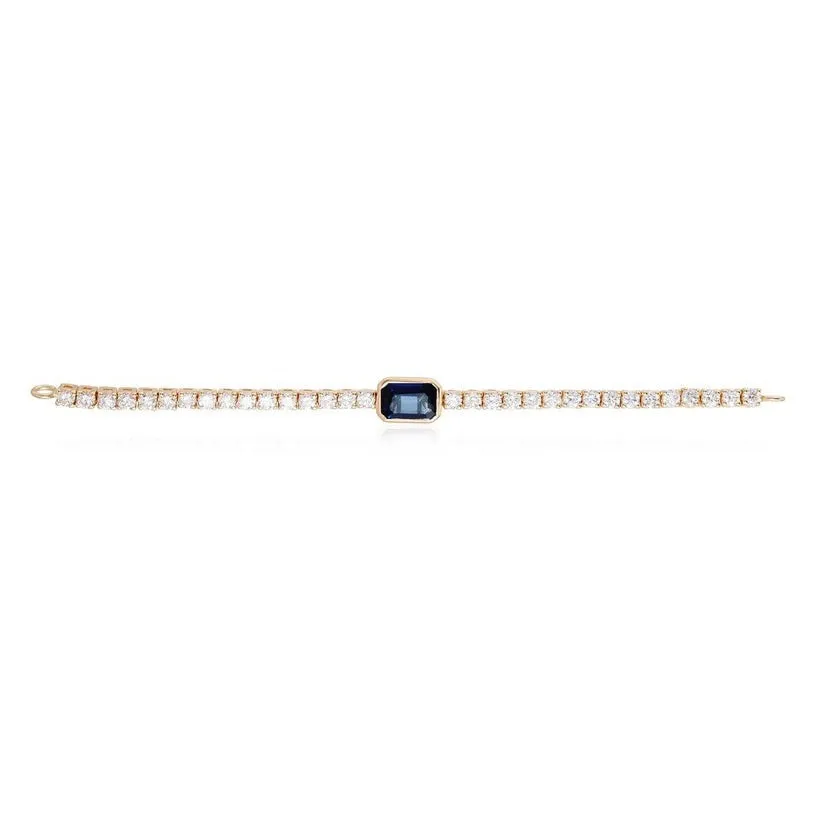 Dazzling Amethyst Tennis Bracelet