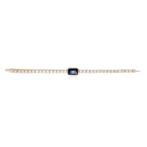 Dazzling Amethyst Tennis Bracelet