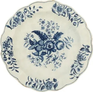 FIRST PERIOD WORCESTER DISH C.1770