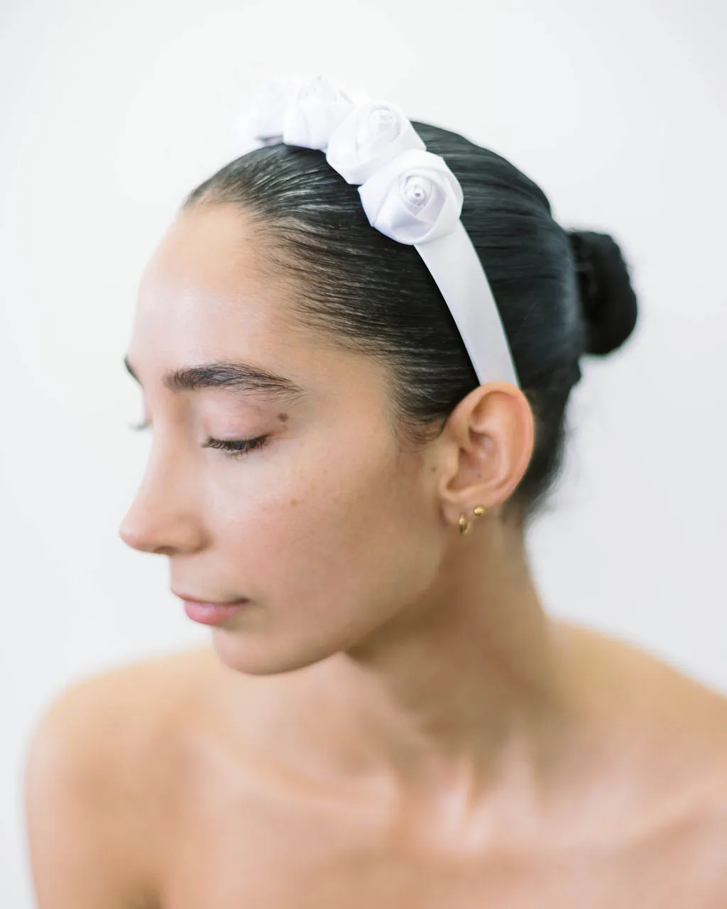 Forget-me-Not Headband in White