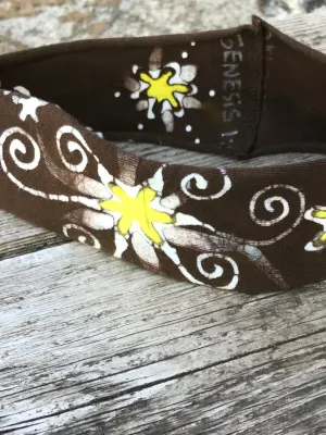 Freshly Tilled Sunshine Handmade Batik Headband