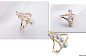 G14K Freshwater Pearl Ring