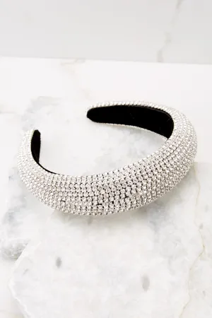 Glow With Delight Silver Headband