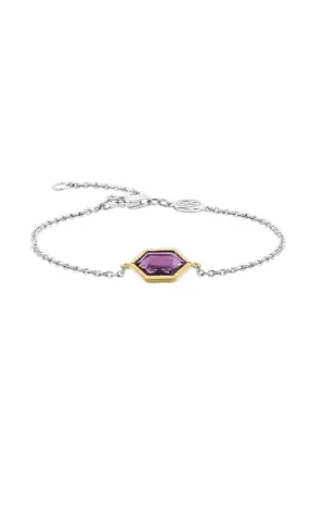 Hexagonal Amethyst Bracelet G15076
