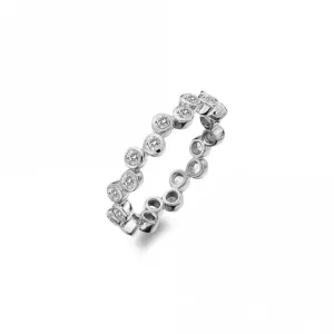 Hot Diamonds White Topaz Tender Ring DR208
