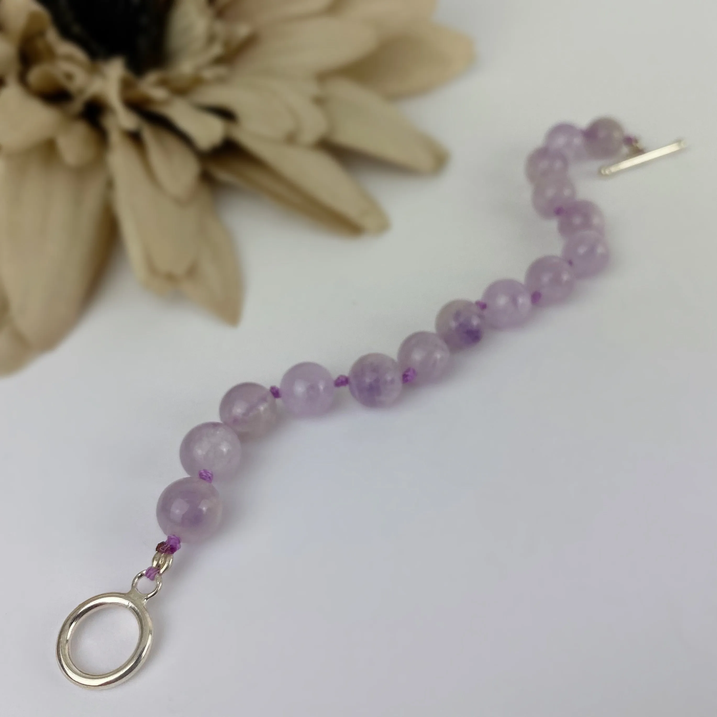Lavender Bead Bracelet - VBRC281