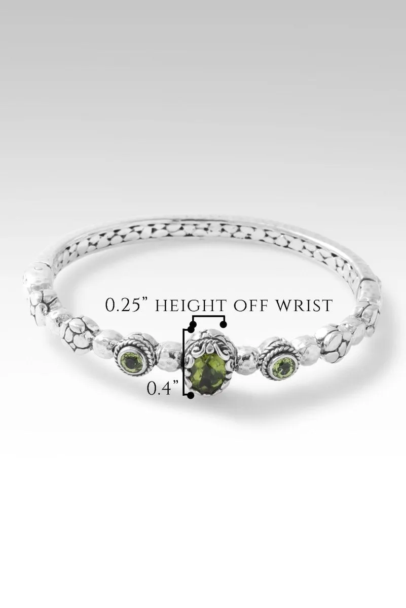 Live in Peace Bangle™ in Peridot