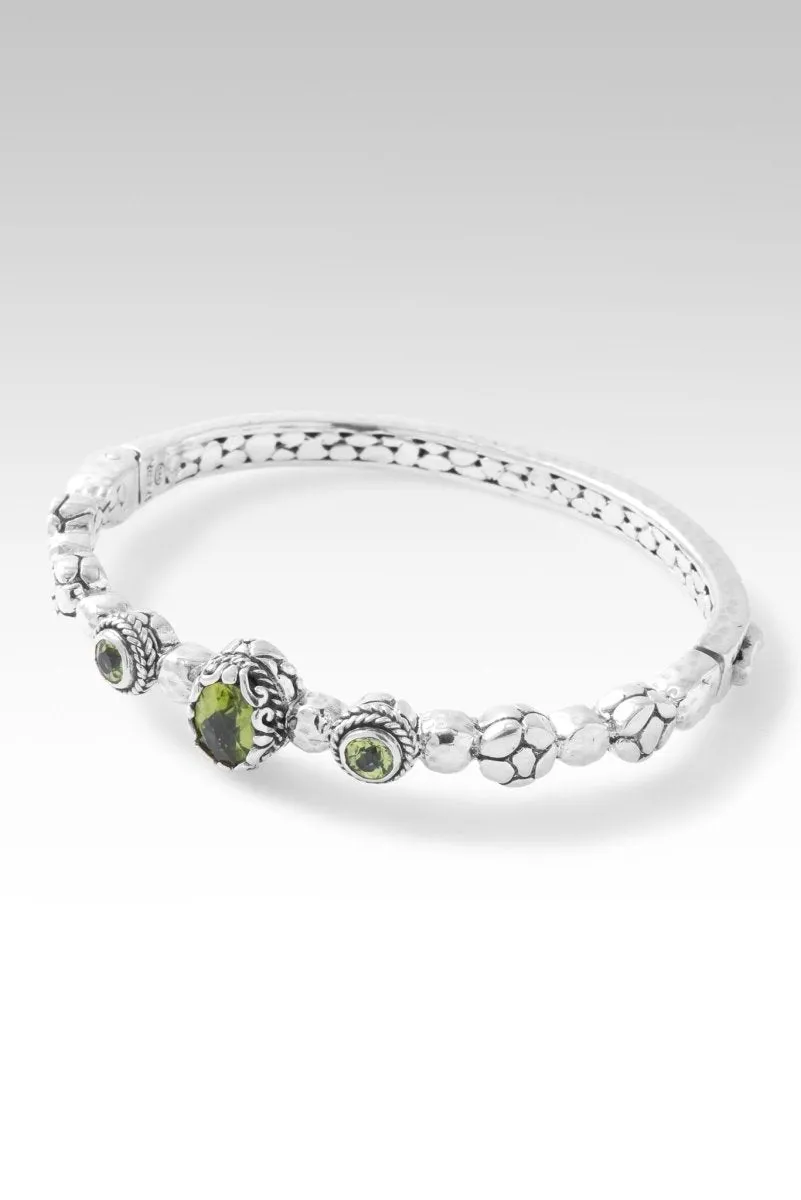 Live in Peace Bangle™ in Peridot