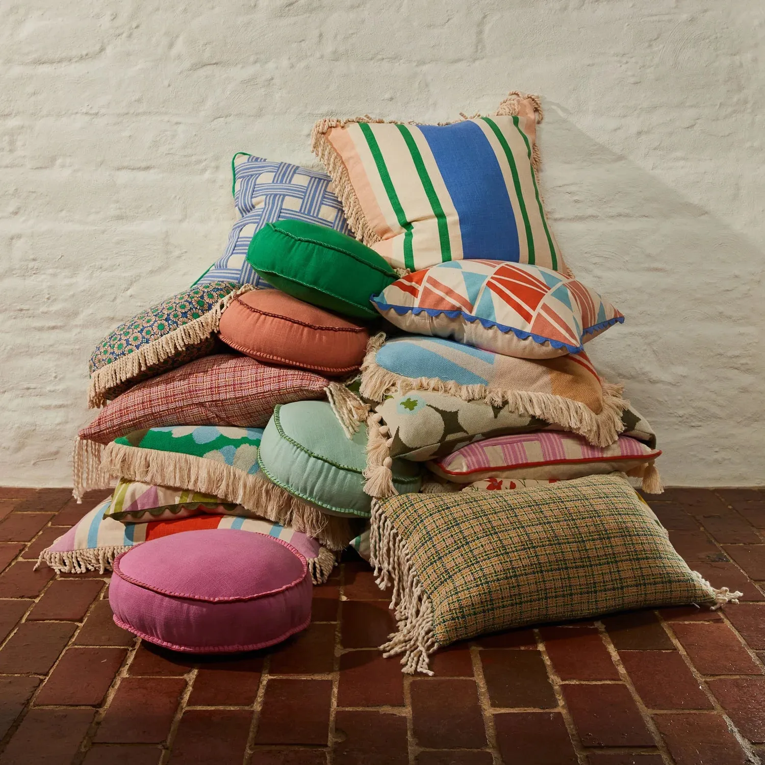 Minyama Woven Cushion - Paprika - Sage & Clare