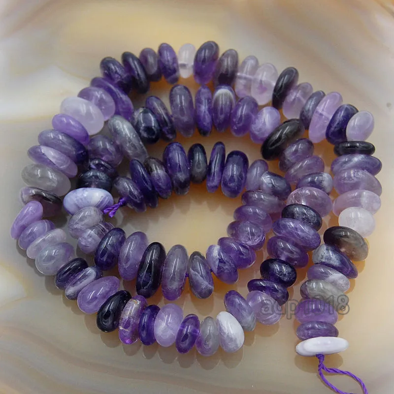 Natural Gemstone Nugget Freeform 4x8-10x13mm Spacer Loose Beads on a 15.5" Strand