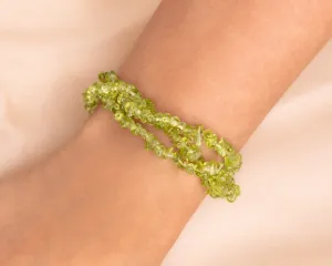 Peridot Chips Bracelet