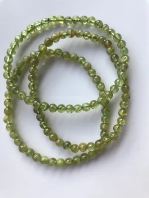 Peridot Crystal Bracelet