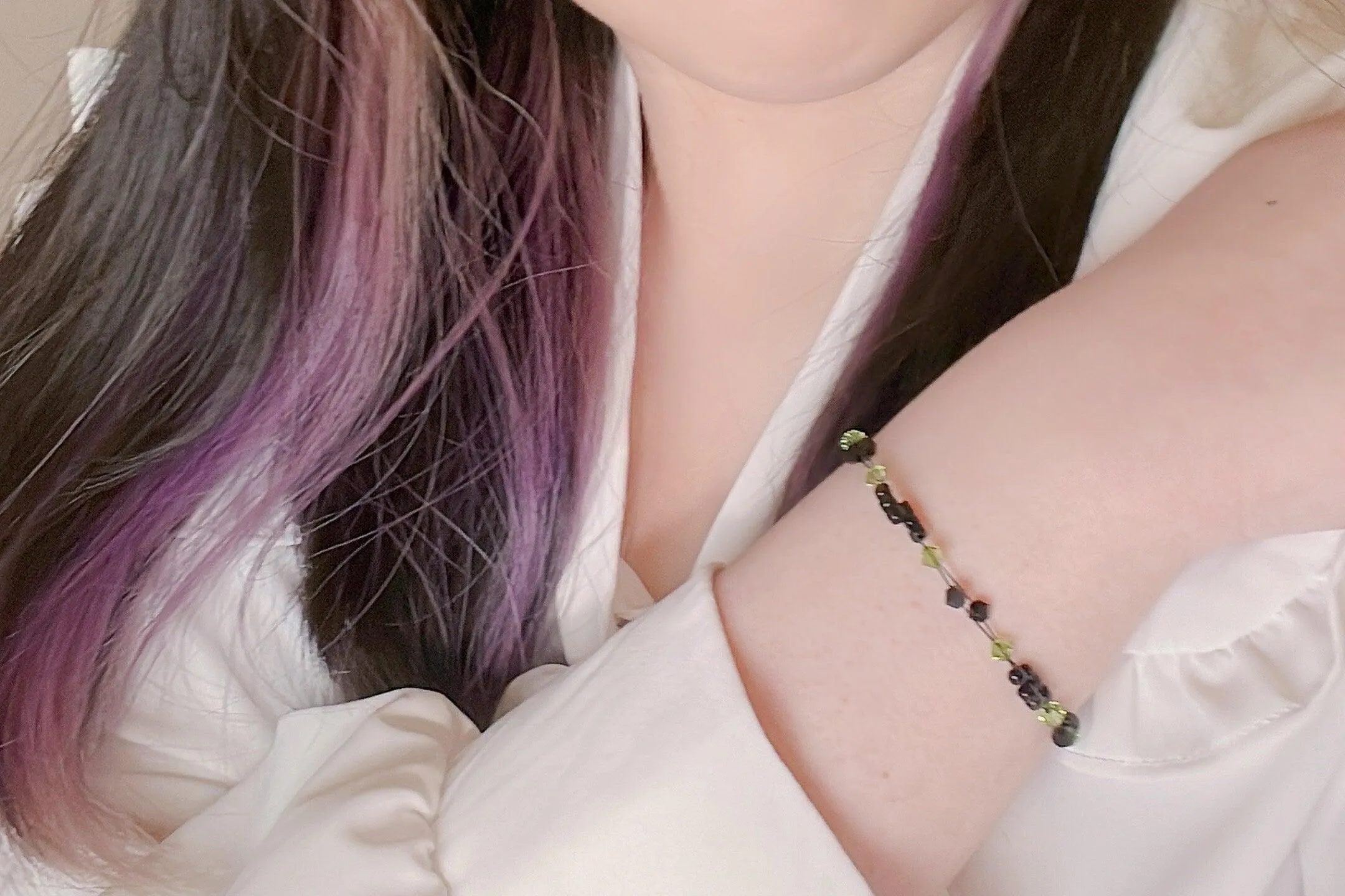 Peridot Crystal Miyuki Bead Bracelet