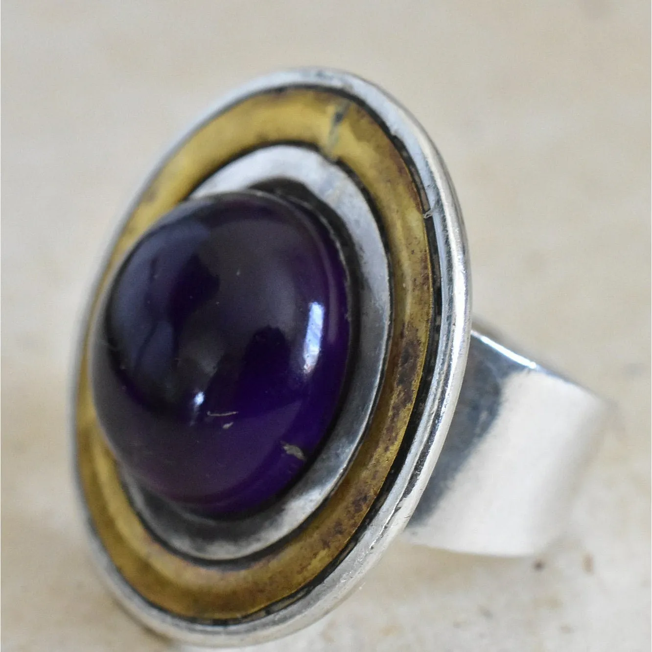 Picture Perfect Amethyst Crystal Ring