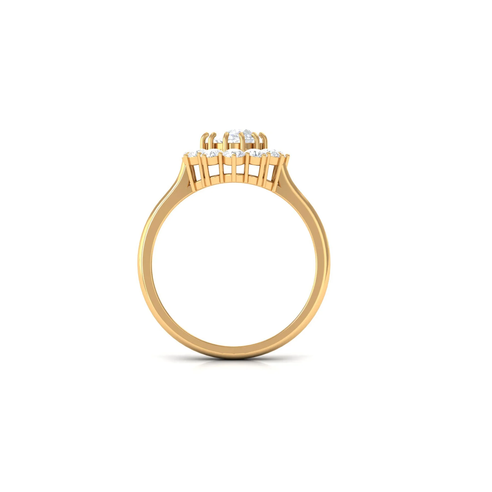 Princess Diana Inspired Simulated Diamond Engagement Ring