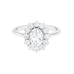 Princess Diana Inspired Simulated Diamond Engagement Ring