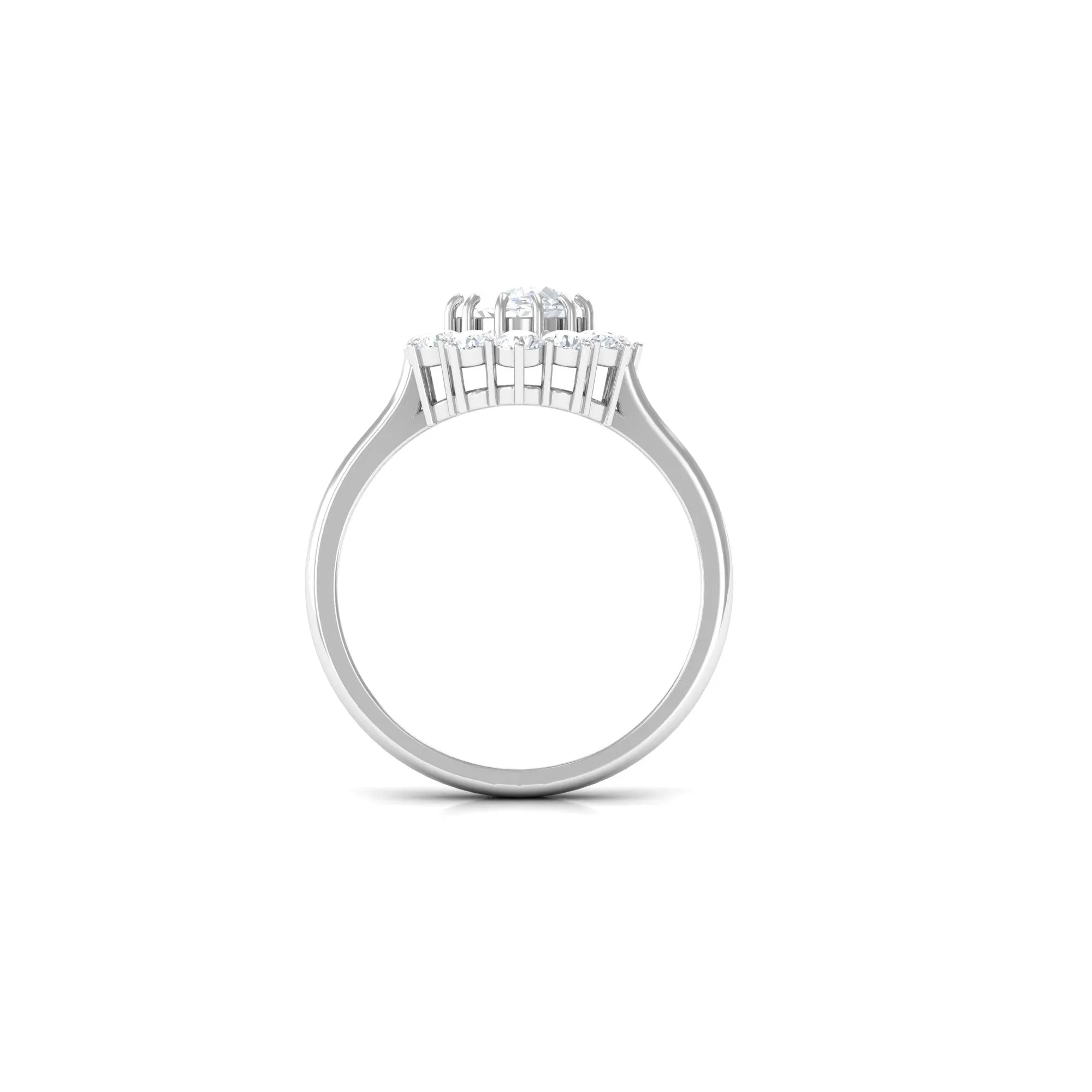 Princess Diana Inspired Simulated Diamond Engagement Ring