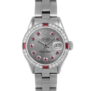 Rolex Datejust 26mm | 6917-SS-SLT-RBY-AM-4RBY-OYS