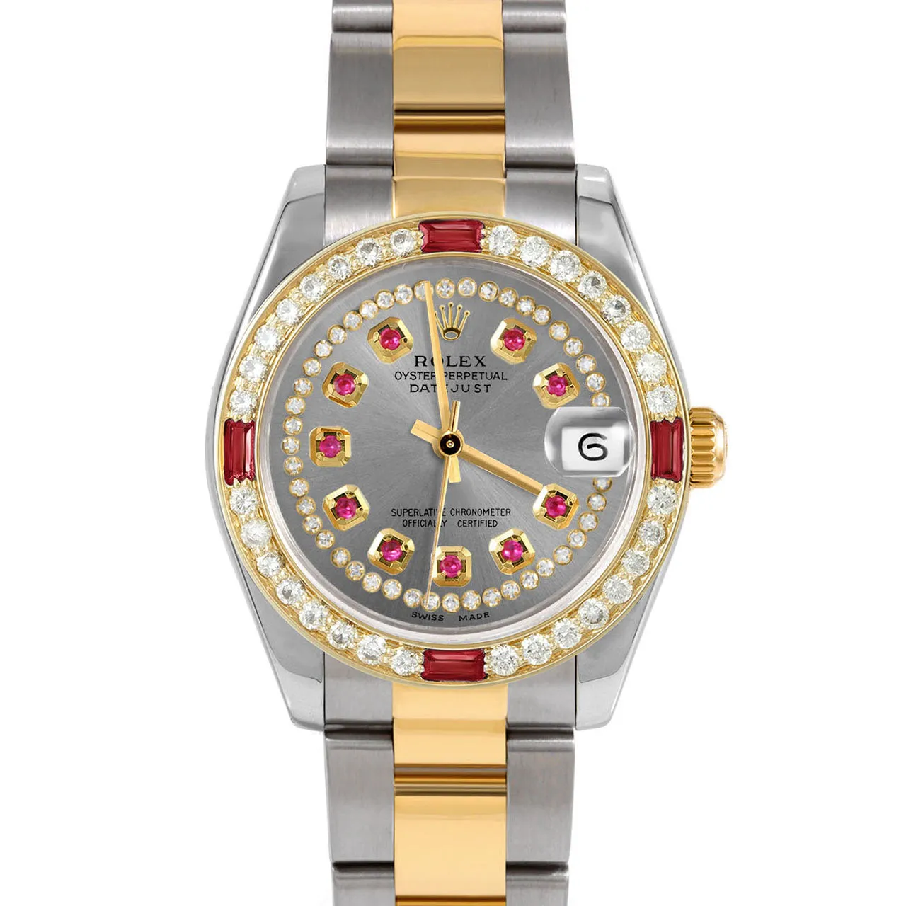 Rolex Datejust 31mm | 178273-SLT-STRR-4RBY-OYS