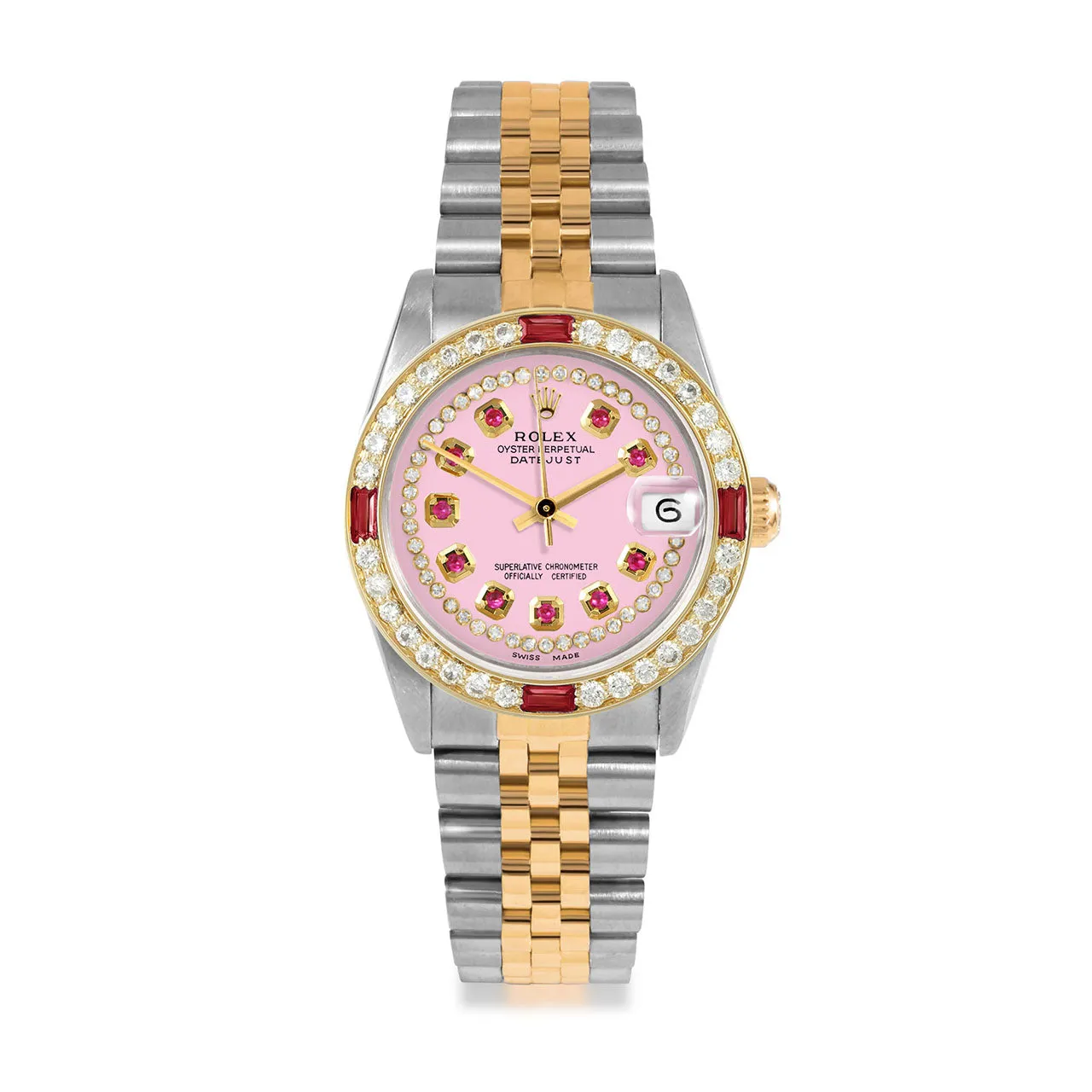 Rolex Datejust 31mm | 68273-PNK-STRR-4RBY-JBL