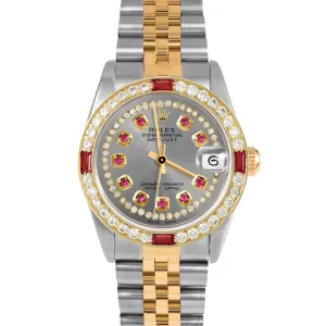 Rolex Datejust 31mm | 68273-SLT-STRR-4RBY-JBL