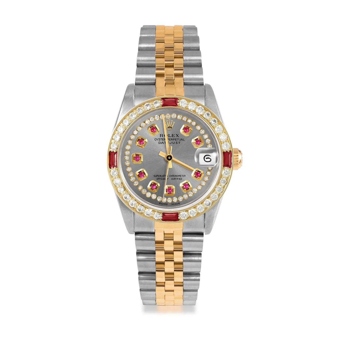 Rolex Datejust 31mm | 68273-SLT-STRR-4RBY-JBL