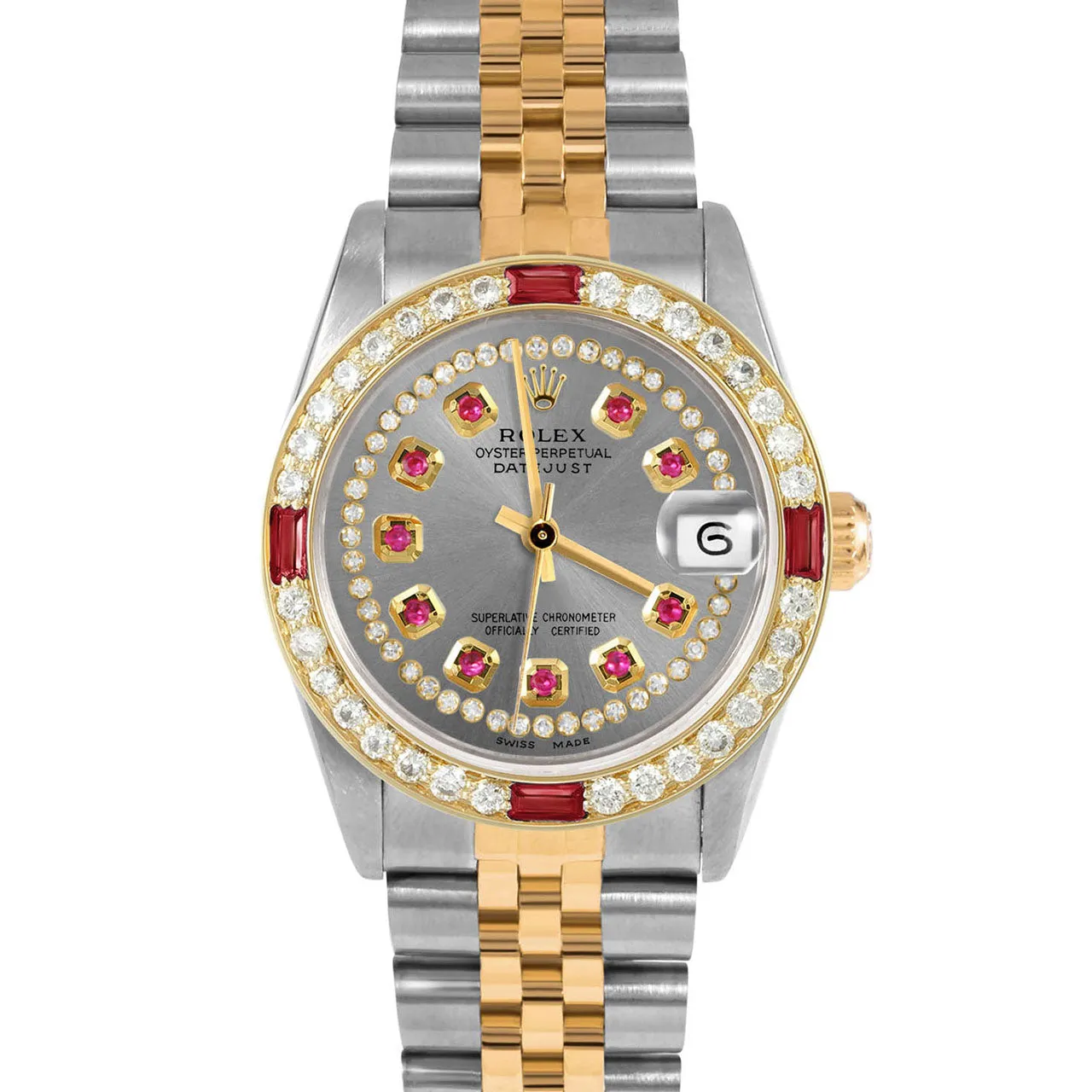 Rolex Datejust 31mm | 68273-SLT-STRR-4RBY-JBL