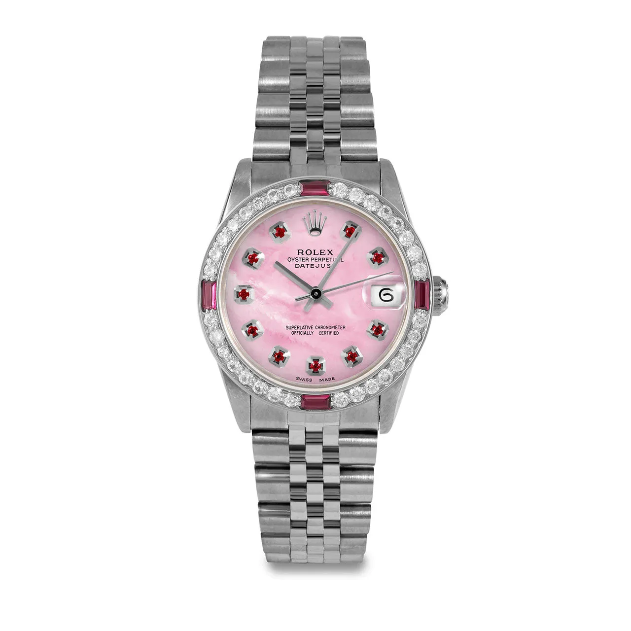 Rolex Datejust 31mm | 68274-PMOP-RBY-AM-4RBY-JBL
