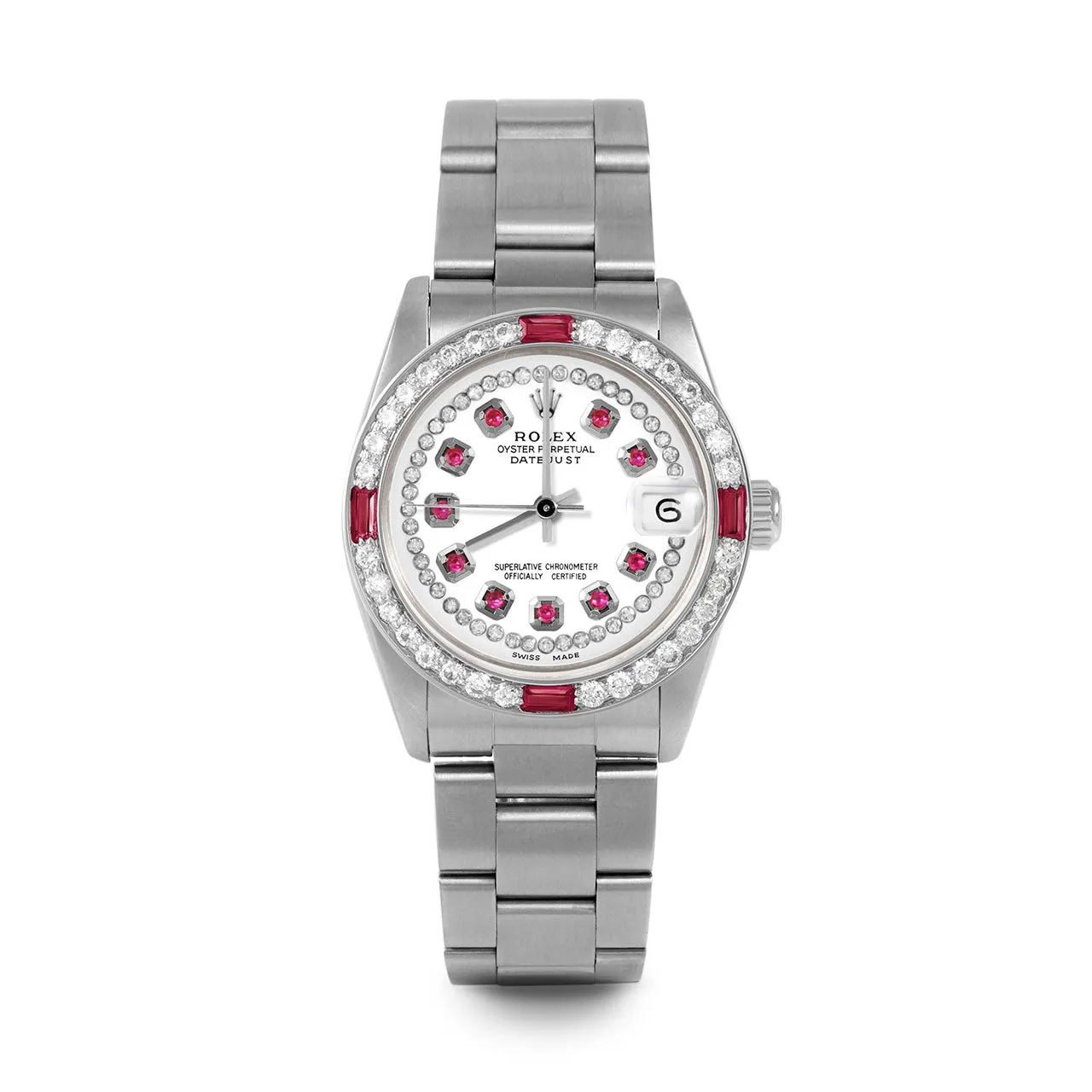 Rolex Datejust 31mm | 68274-WHT-STRR-4RBY-OYS