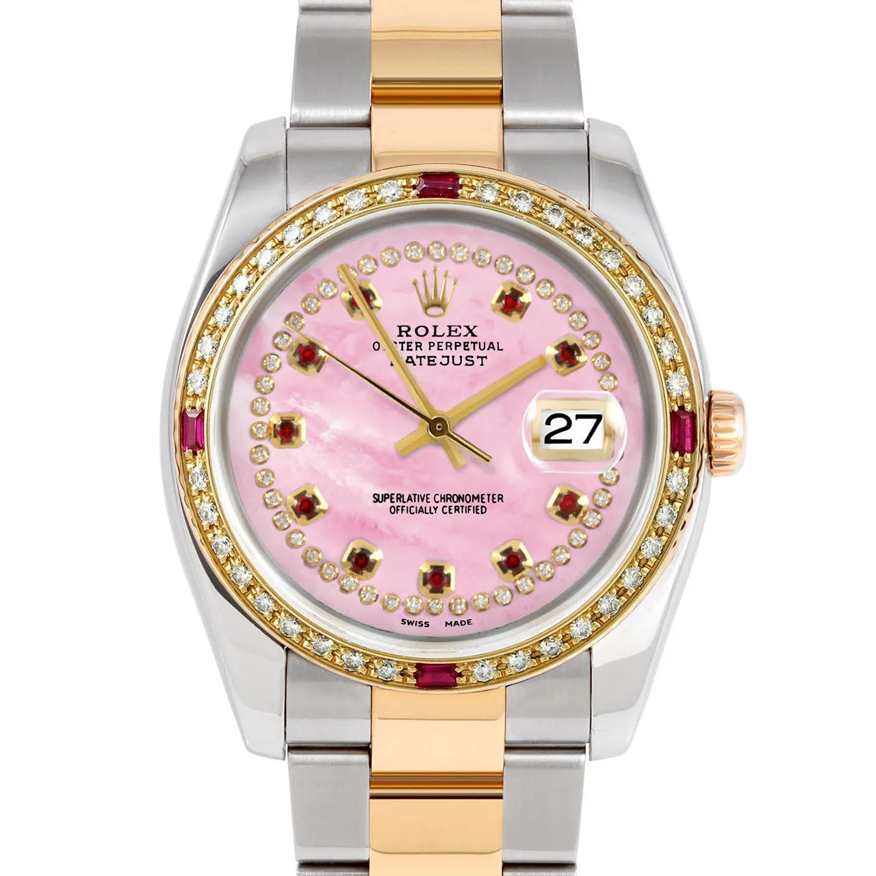 Rolex Datejust 36mm | 116233-PMOP-STRR-4RBY-OYS
