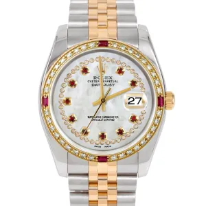 Rolex Datejust 36mm | 116233-WMOP-STRR-4RBY-JBL