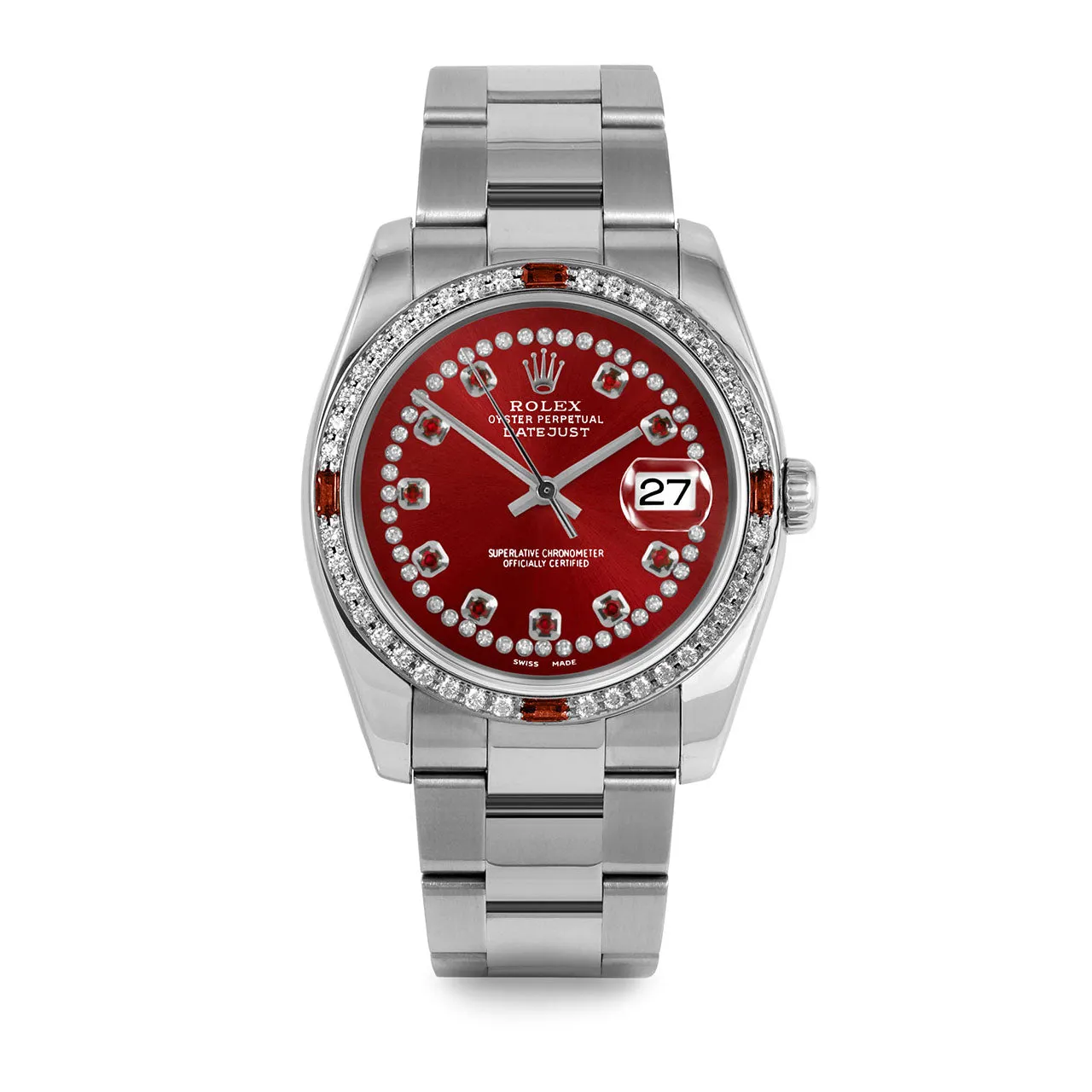 Rolex Datejust 36mm | 116234-RED-STRR-4RBY-OYS