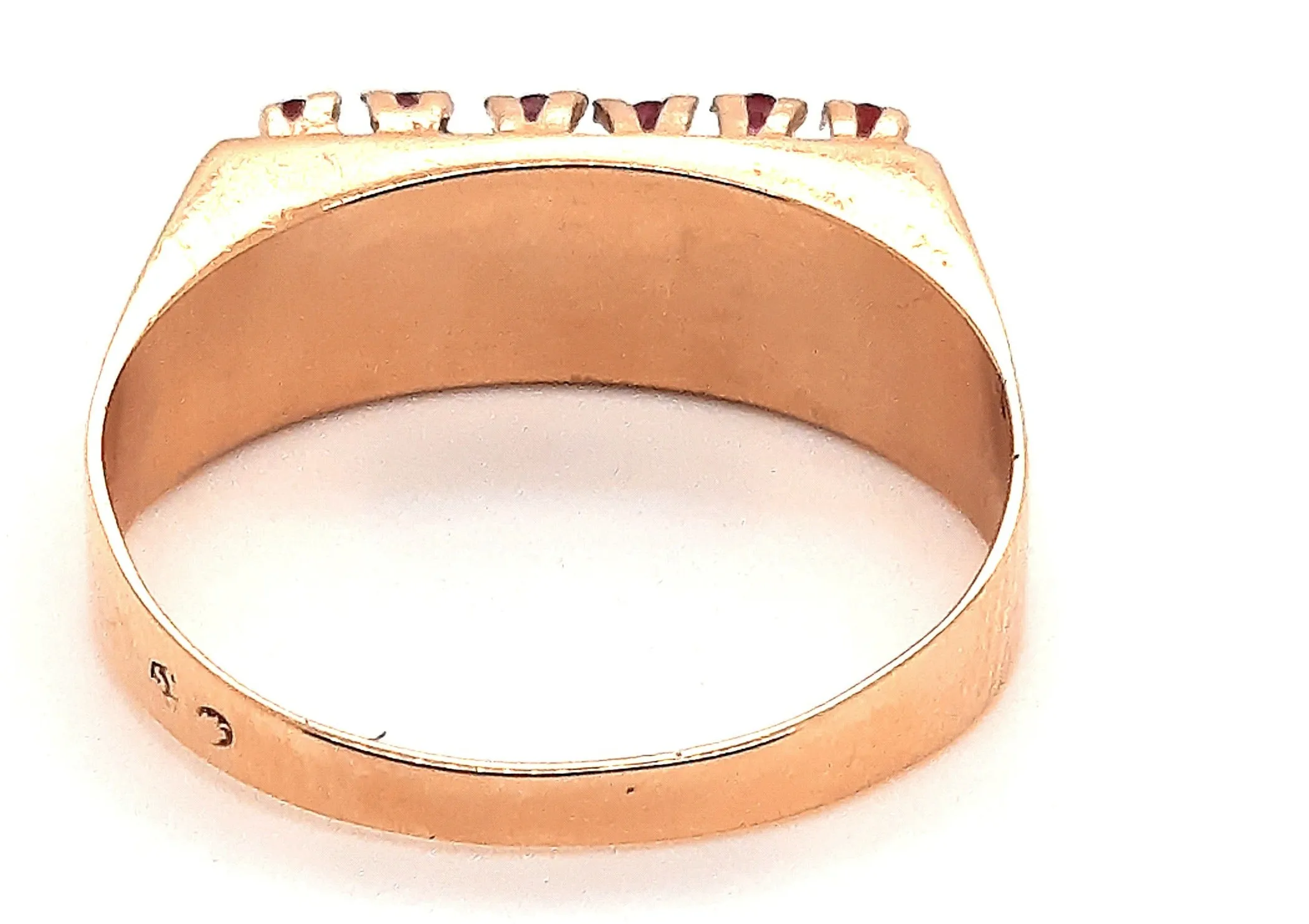 Ruby 14ct Yellow & White Gold Ring
