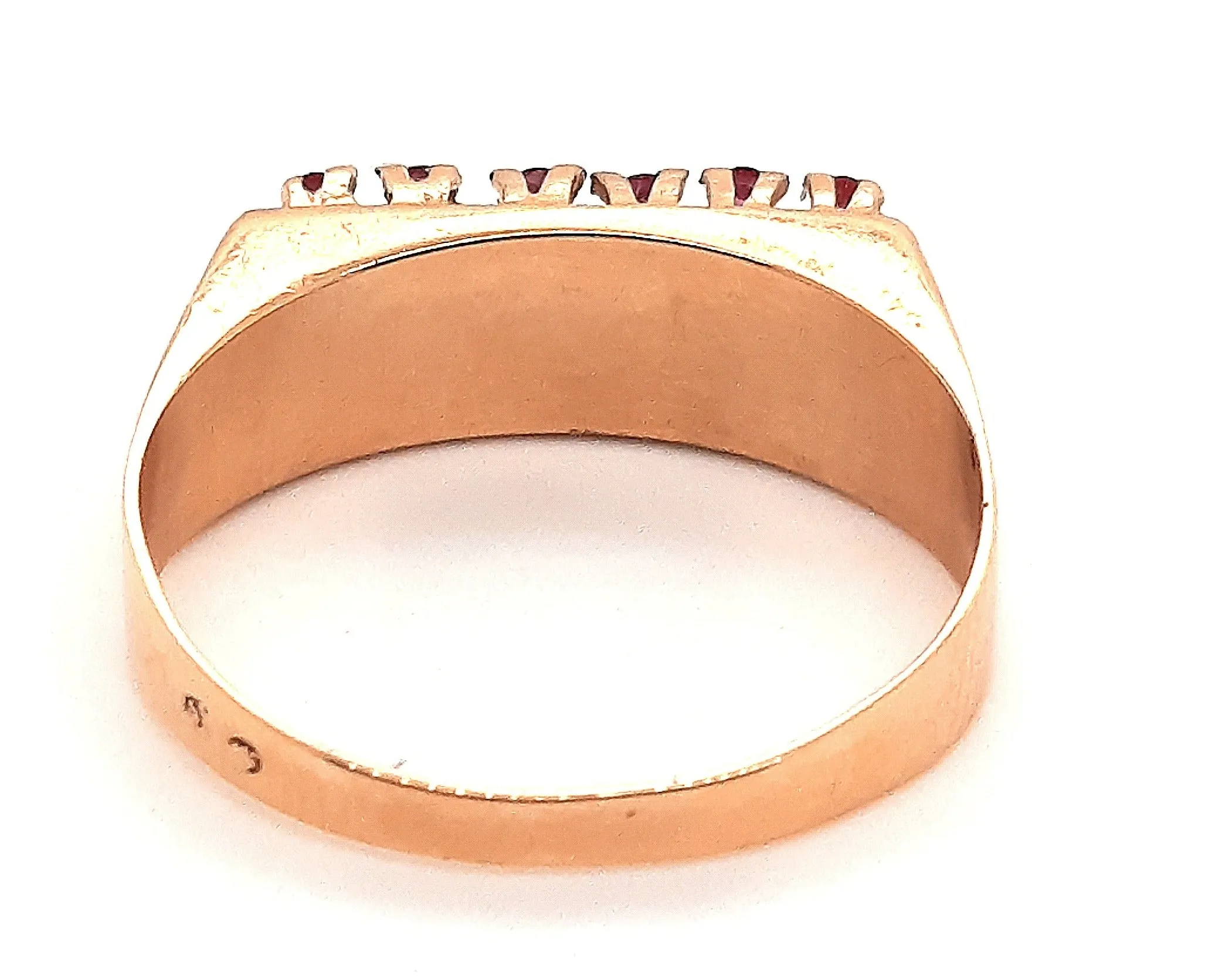 Ruby 14ct Yellow & White Gold Ring