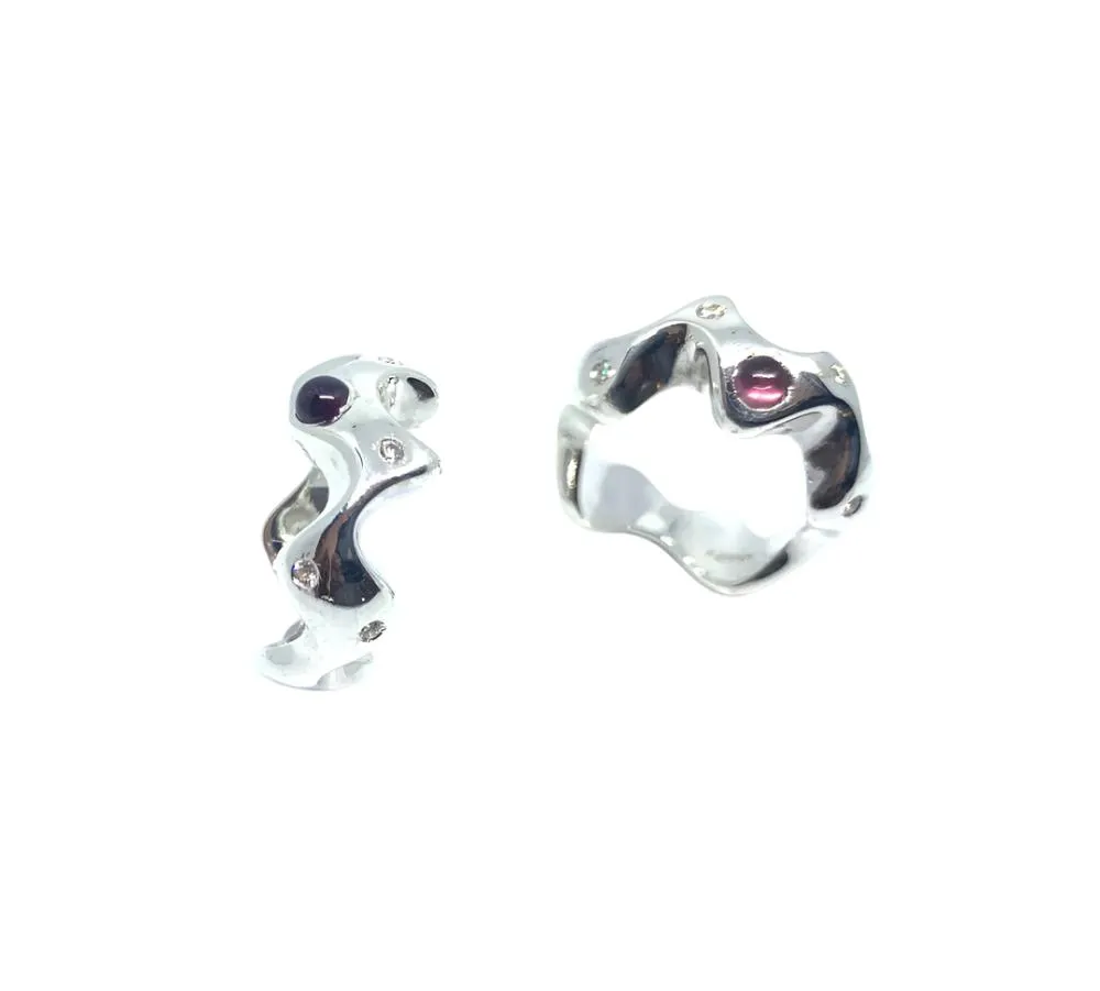 Sea Slug Cubic zirconia & gemstones